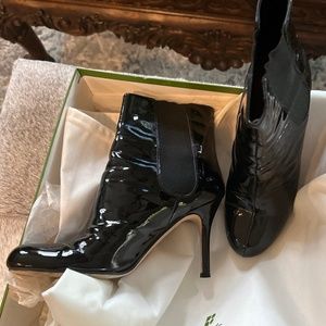Kate Spade Katrina Black Patent Boots
